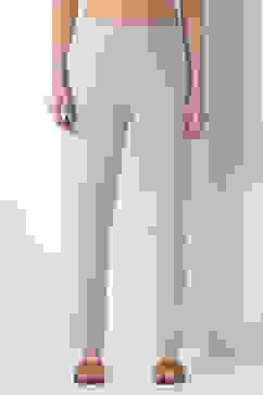 Beige Cotton Lycra Kurti Pant image number 4