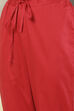 Magenta Cotton Silk Anarkali Kurta Churidar Suit Set image number 3