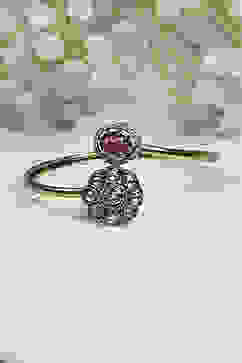 Red Brass Bracelet image number 0