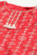 Pink Art Silk Straight Kurta Sharara Suit Set image number 1