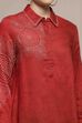 Blue Viscose Rayon A-Line Printed Top image number 1