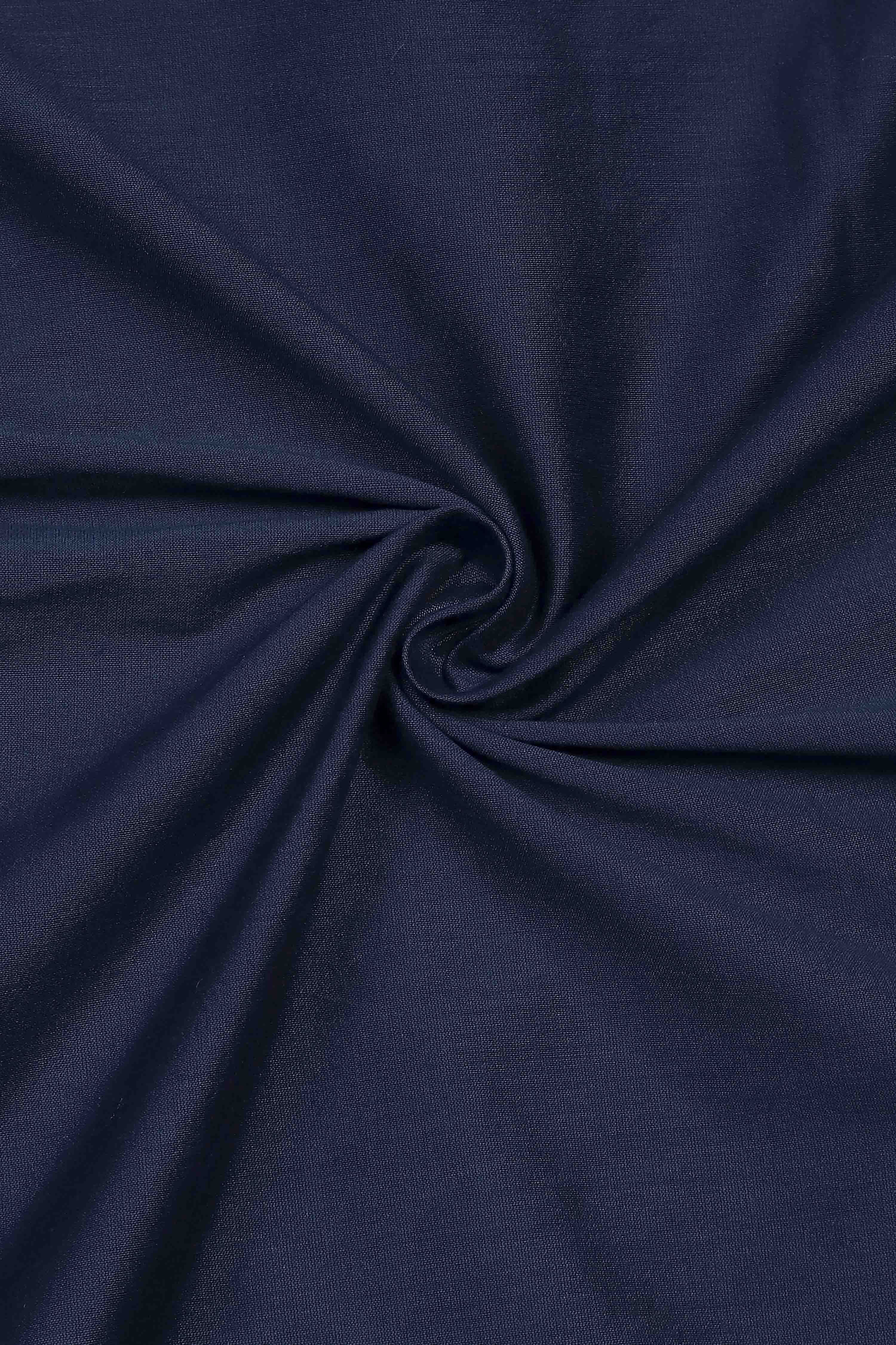 Blue Cotton Jamdani Unstitched Suit Set image number 2