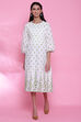 Sky Blue Cotton Straight Kurta image number 5