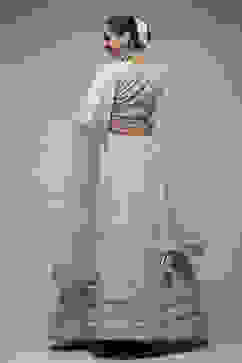 Mint Green Nylon Lehenga Set image number 2