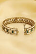 Green Gold Plated Brass Studded Bangles image number 2