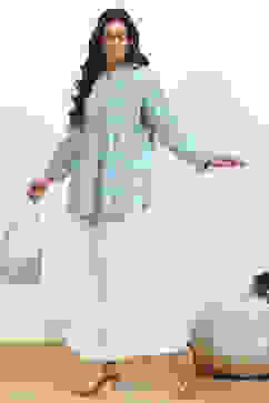 White Viscose Solid Straight Palazzo image number 0