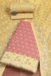 Mehendi Cotton Printed Embroidered Unstitched Suit Set image number 0