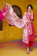 Yellow Viscose Straight Suit set image number 0