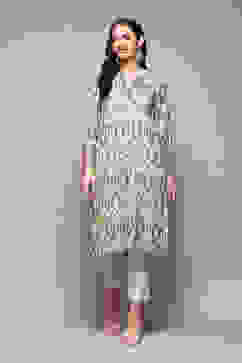 Green Cotton Straight Yarndyed Kurta image number 0