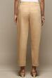 Black Cotton Relaxed Pant image number 4