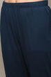Black Cotton Blend Straight 2 Piece Set image number 2