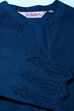 Peach Cotton Flax Kurta image number 1