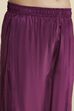 Purple Viscose Blend Straight Fusion Set image number 2