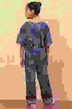 Blue Rayon Straight Dress image number 3