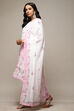 Pink Linen Digital Print Unstitched Suit Set image number 6