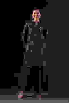 Rohit Bal Black Cotton Silk Straight Printed Kurta Set image number 6