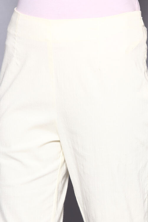 White Cotton Yarndyed Kurta image number 3