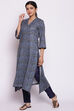 Maroon Woolen Printed Kurta image number 3