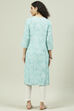 Coral Rayon Straight Printed Kurta image number 4