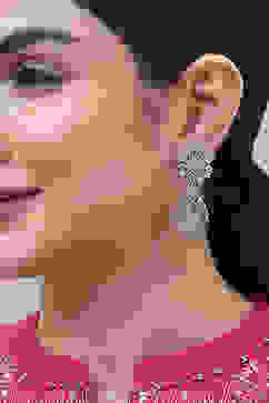 Mint Green Alloy Drop & Danglers image number 1