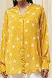 Blue Viscose Rayon Straight Shirt image number 1