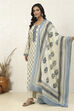 Pink Cotton Printed Unstitched Suit Set image number 4