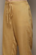 Beige Rayon flax Narrow Kurta Pant Suit Set image number 2