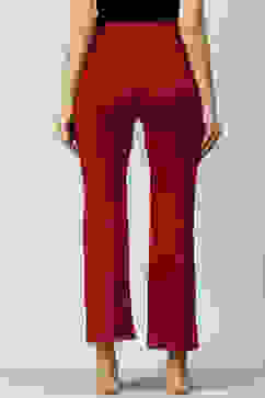 Maroon Relaxed Pants image number 4
