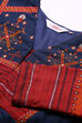 Blue Cotton Anarkali Kurta Churidar Suit Set image number 4