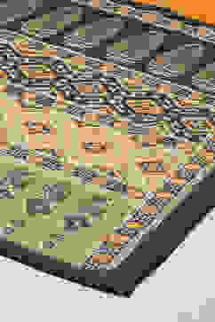 Grey Cotton Gathered Kurta Pants Suit Set image number 3