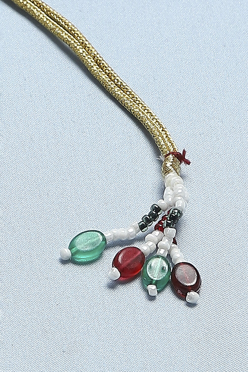 Red Green Alloy Necklace Set image number 5