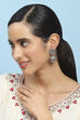 Maroon Brass Drop & Danglers image number 3