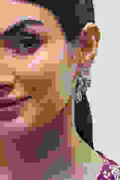 Light Pink Alloy Drop & Danglers image number 1