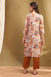 Ecru Rayon Straight Kurta image number 3