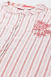 White Blue Cotton Asymmetric Kurta Set image number 1