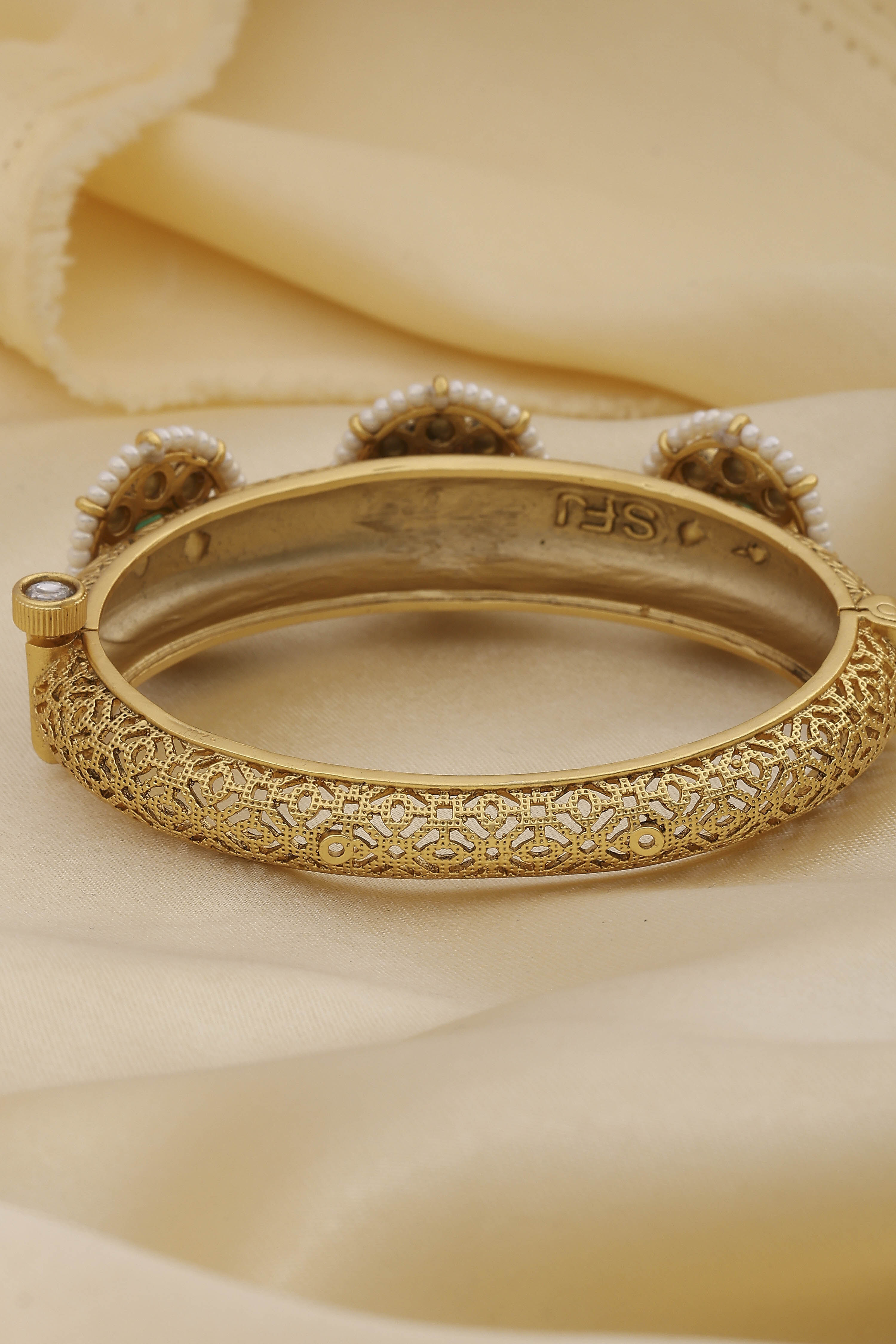 Gold Brass Bracelet image number 2