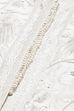 Off White Cotton Silk Straight Yarndyed Suit Set image number 1