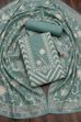 Peach Linen Modern Print Unstitched Suit Set image number 0