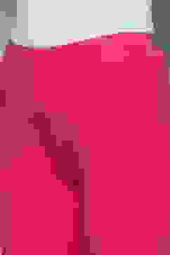 Fuschia Cotton Blend Solid Leggings image number 1