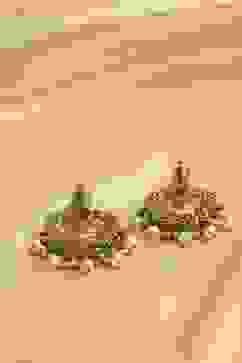 Champagne Alloy Chaandbali image number 2