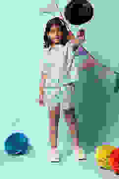 Turquoise Viscose Straight 2 Piece Set image number 5