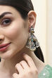 Turquoise Brass Drop & Danglers image number 1