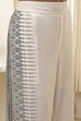 Off-White Pure Cotton Printed A-line Kurta Set image number 2