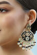 Black Brass Earrings image number 1