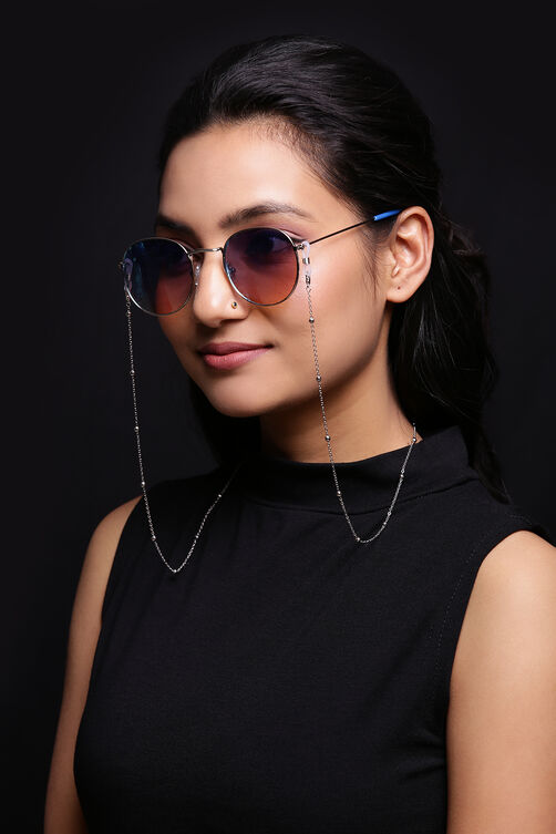 Rhodium Festive Eye Glass Chain image number 2