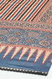Blue Cotton Unstitched Suit set image number 4