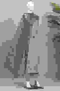 Beige Chanderi Unstitched Suit Set image number 4