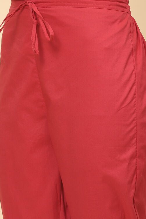 Indigo Cotton Straight Kurta Regular Pant Suit Set image number 3