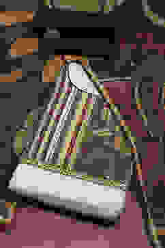 White Cotton Hand Block Print Unstitched Suit Set image number 0