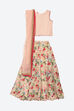 Pastel Pink Art Silk Lehenga Set image number 2